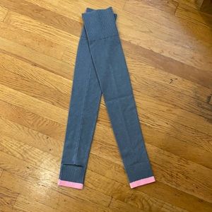 Light gray lululemon leg warmers. Never worn. One size